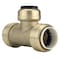 Apollo 3/4 in. IPS x 3/4 in. IPS x 3/4 in. CTS Brass Push-To-Connect Slip Tee FSBT3434CTS34 - alternate 1